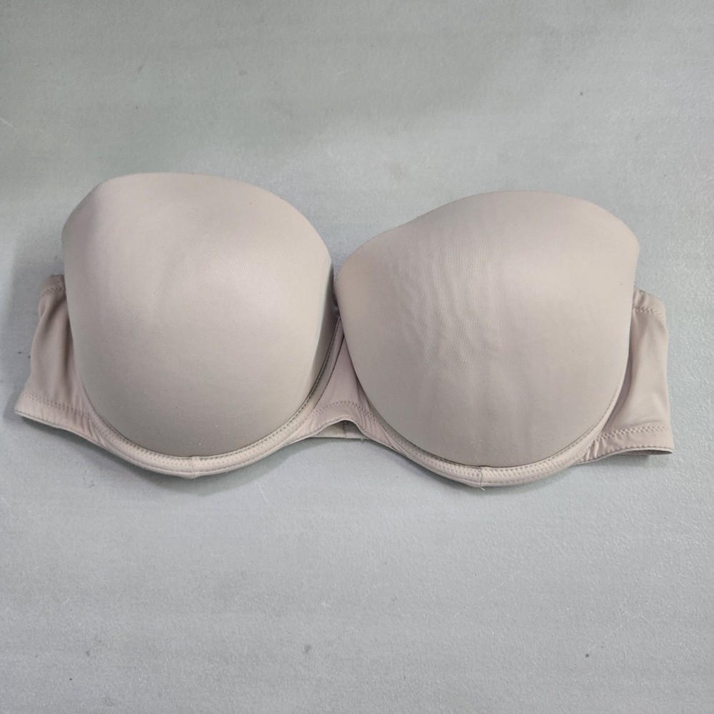 PINK  Women Bra 36D Beige  T Shirt Underwired Multi Way Push Up NO‎ STRAPS